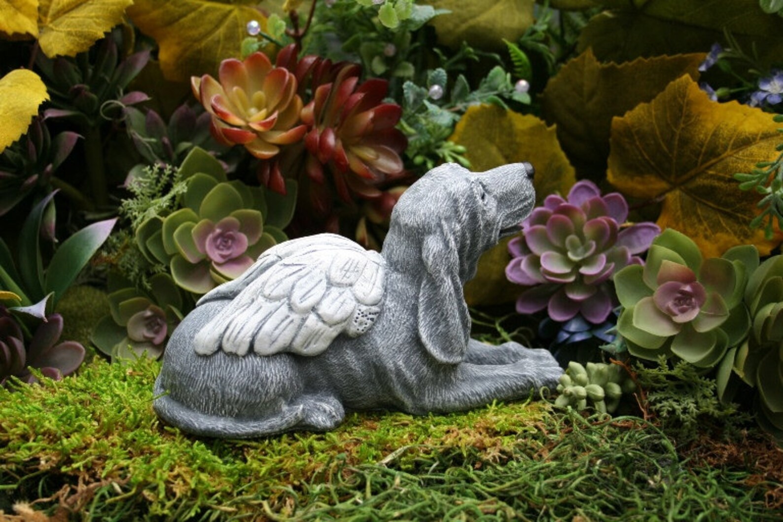 Dog Angel Statue Hound Dog Coonhound Hunting Dog Etsy