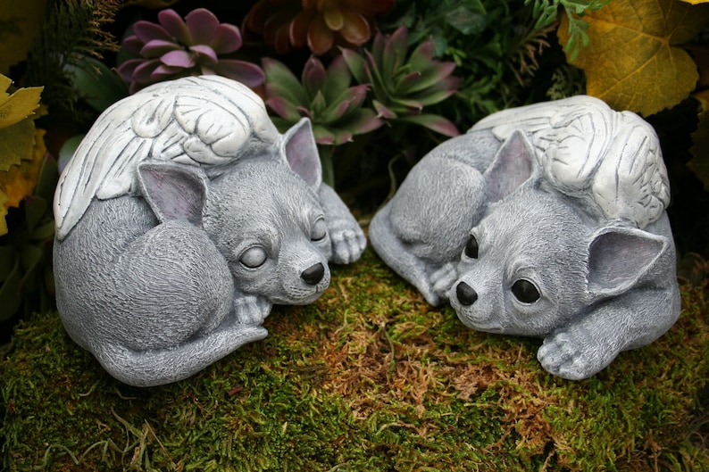 chihuahua angel figurine