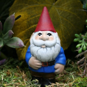 Miniature Garden Gnome Selfie Size Traveling Mini Pocket Gnome image 2