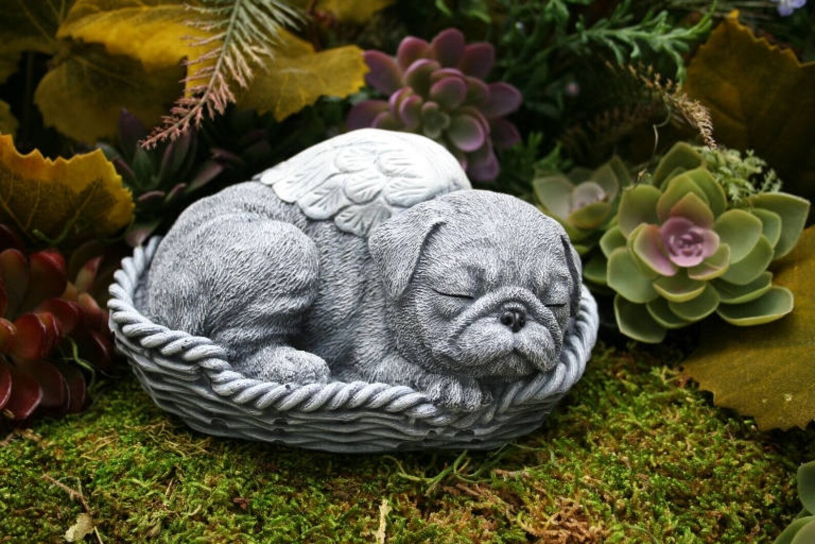 dog memorial garden statues