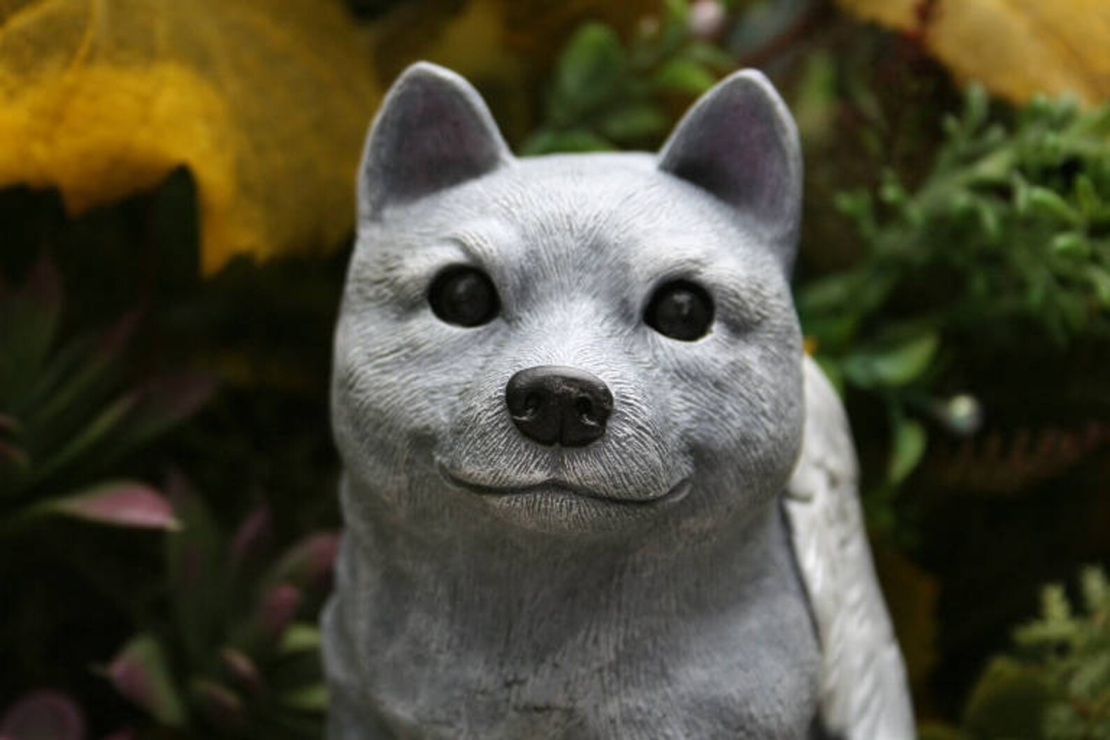 Shiba Inu Angel Dog Statue Shibainu Dog Memorial Concrete Etsy