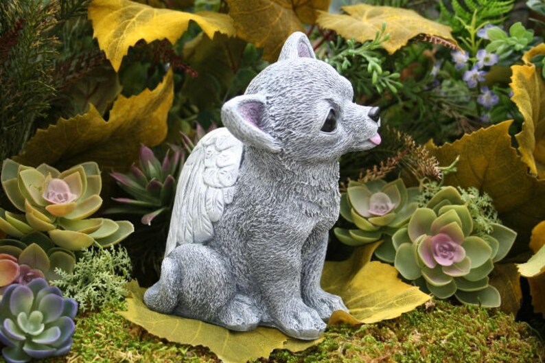 chihuahua angel figurine