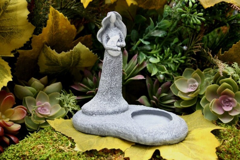 Moon Goddess Statue Lunar Goddess Tea Light Holder Goddess Etsy