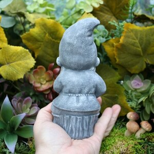 Garden Gnomes Vintage Style German Pipe Smoking Gnome image 4