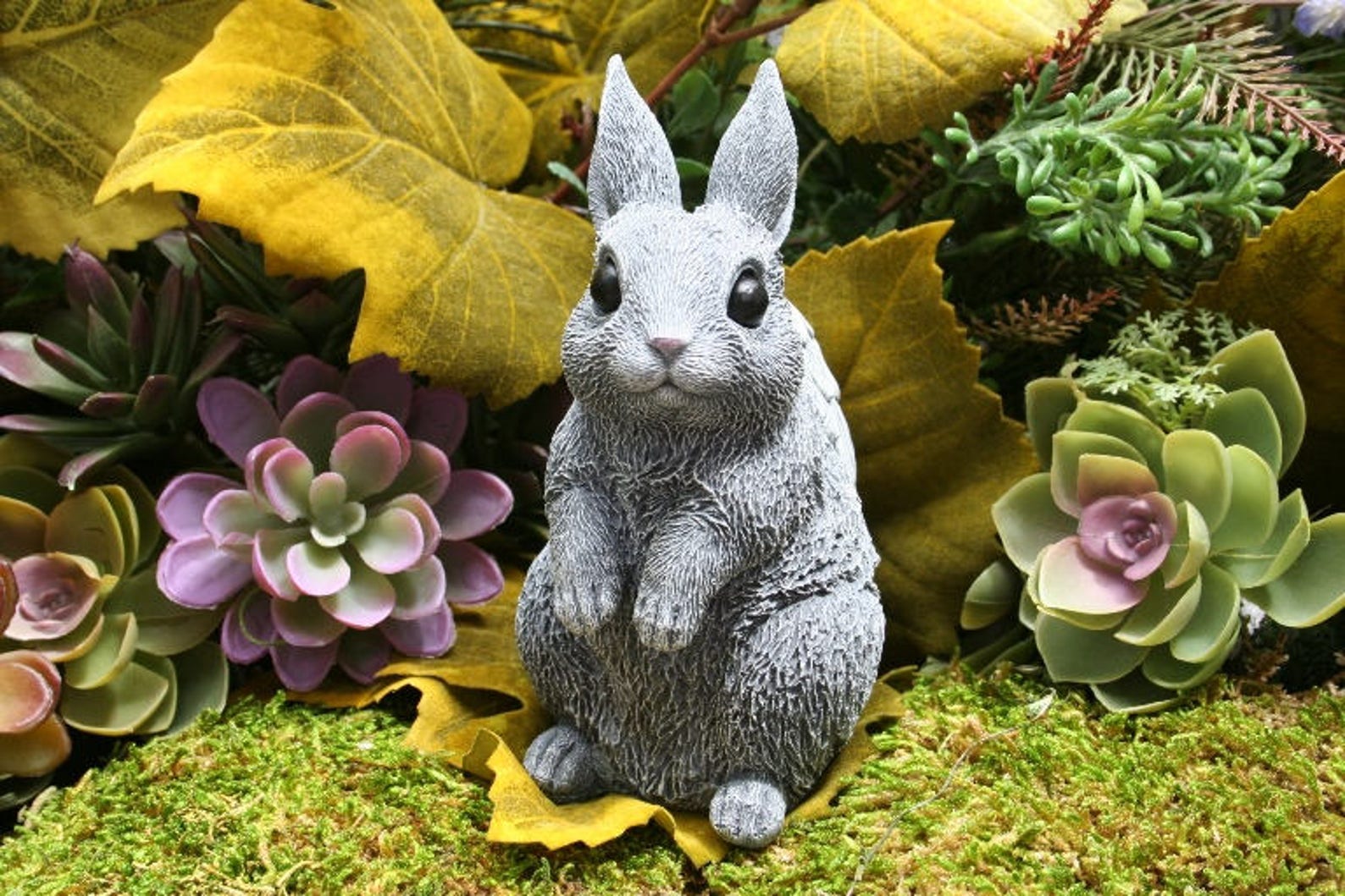 Angel Bunny Statue Bunny Memorial Statue Rabbit Angel Etsy