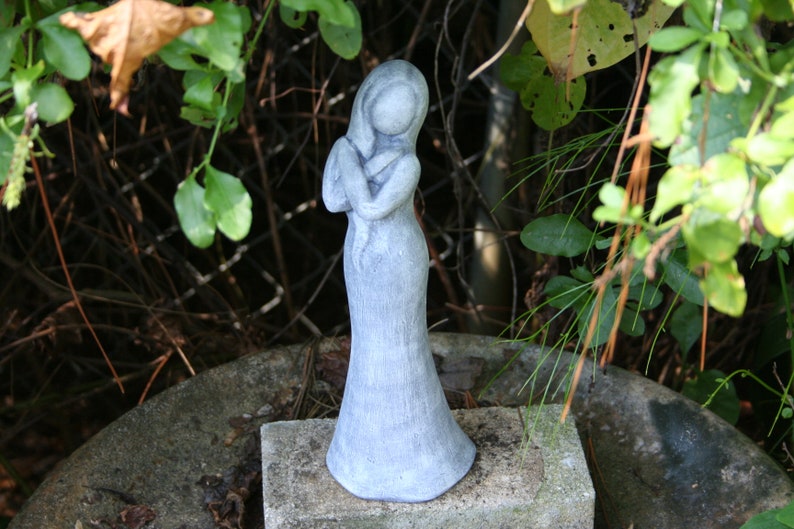 Goddess Statue, Mother Earth, Gaia Statue, Goddess Figurine Made of Solid Concrete image 6