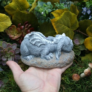 Baby Dragon Statue Devious Devlin Garden Decor Outdoor Art image 5