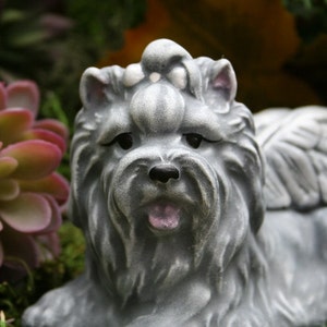 Yorkie Angel Memorial Statue, Yorkshire Terrier, Silky Terrier Dog Angel image 2