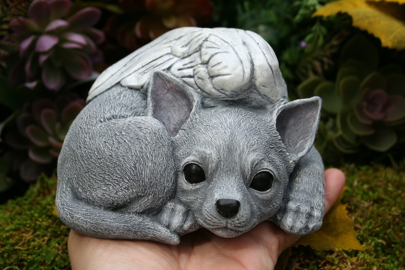 chihuahua angel figurine
