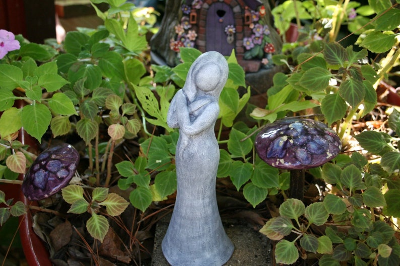 Goddess Statue, Mother Earth, Gaia Statue, Goddess Figurine Made of Solid Concrete image 2