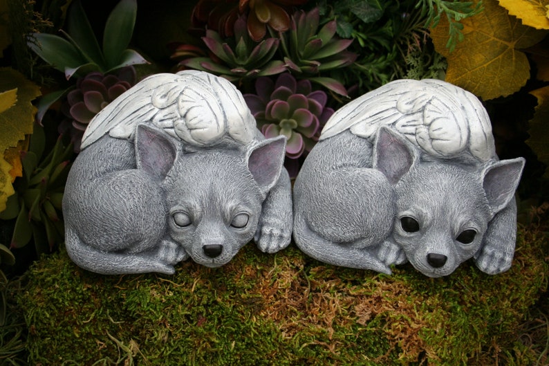 chihuahua angel figurine