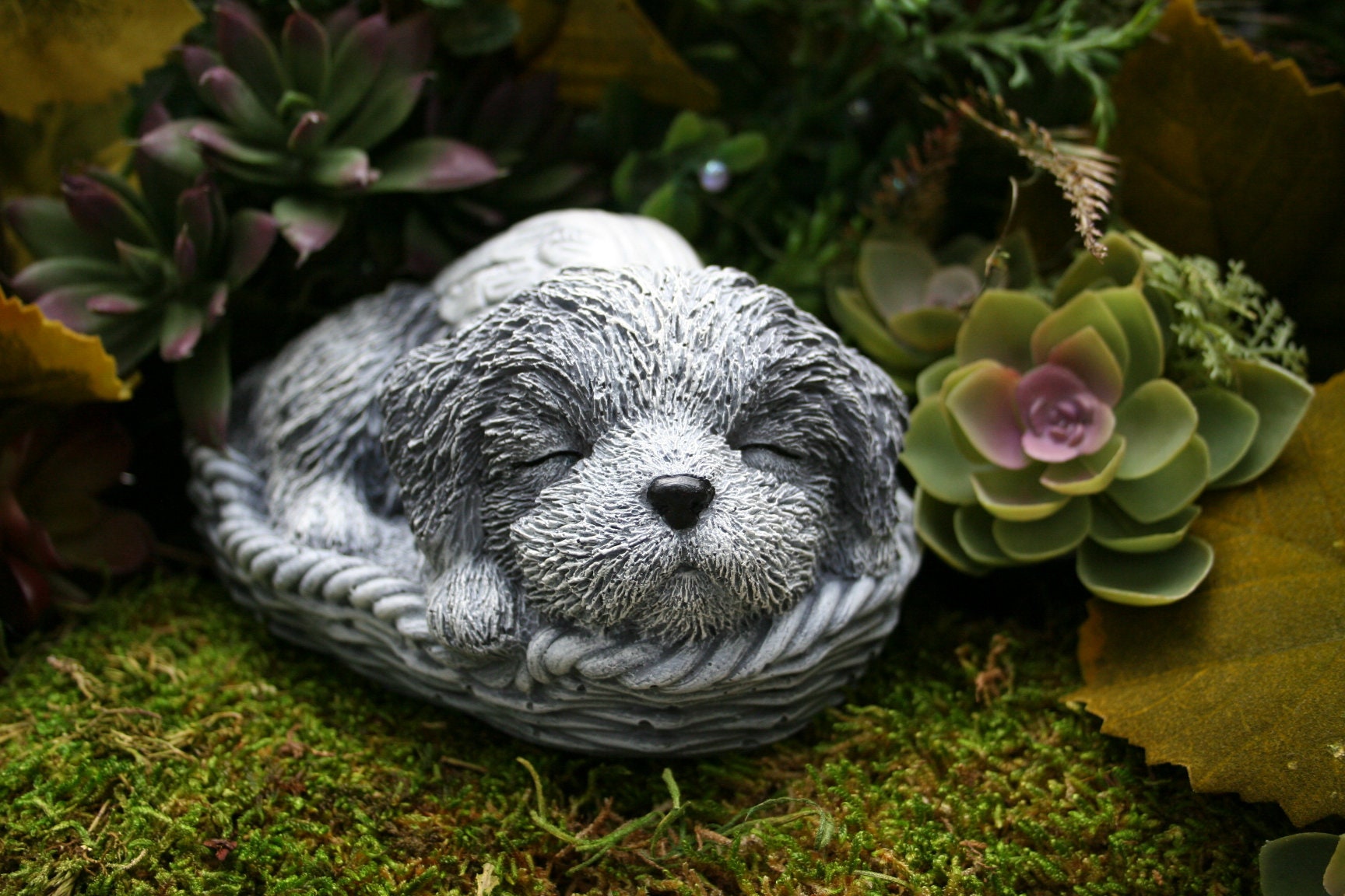 Shih Tzu Shitzu Sleeping Angel Wing Animal Pet Dog Farmhouse Car Ornam -  OhaPrints