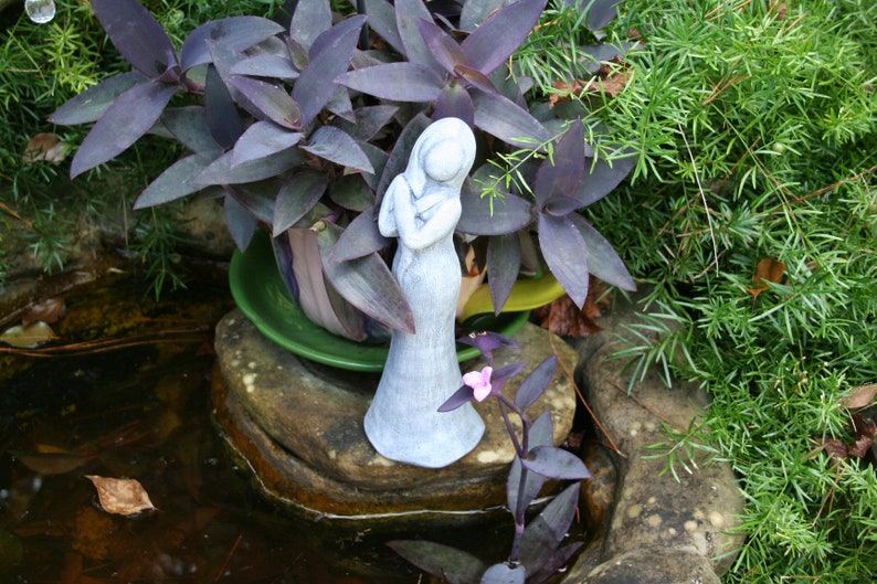 Goddess Statue, Mother Earth, Gaia Statue, Goddess Figurine Made of Solid Concrete image 5