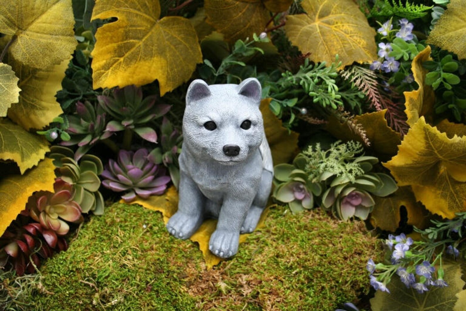 Shiba Inu Angel Dog Statue Shibainu Dog Memorial Concrete Etsy