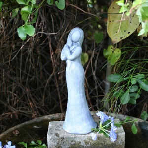 Goddess Statue, Mother Earth, Gaia Statue, Goddess Figurine Made of Solid Concrete image 1