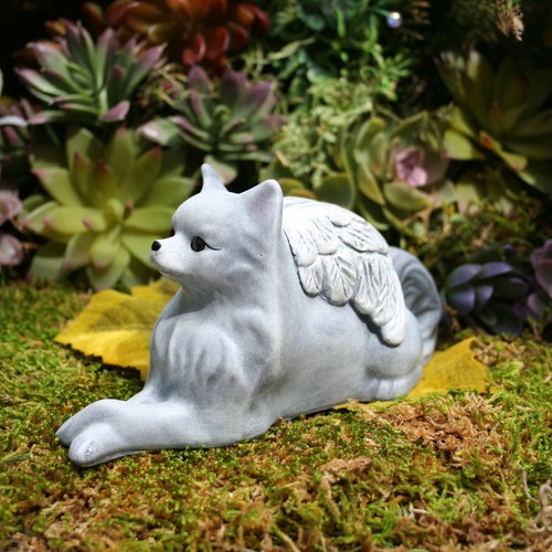 Chihuahua Angel Statue Long Haired Chihuahua Long Coat Chi Etsy