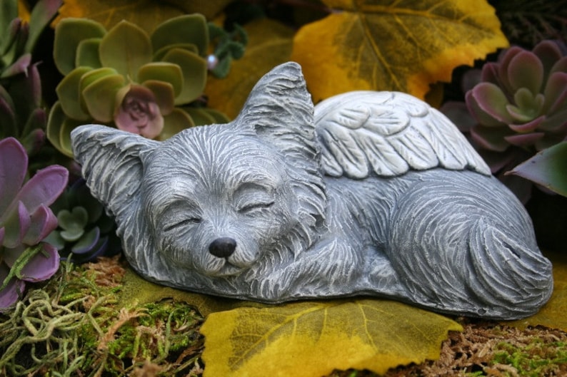 chihuahua angel figurine