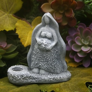 Gaia Goddess - Mother Earth Statue - Incense Holder Burner for Cone & Stick Incense