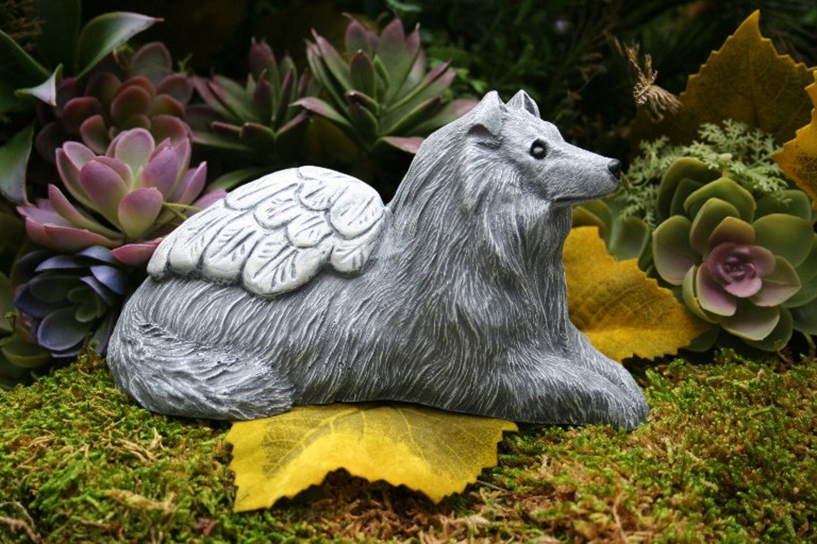 Shetland Sheepdog Angel Sheltie Collie Dog Angel Statue Etsy Canada