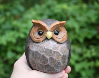 Adorable Concrete Owl Statue - Who Doesn't Love a Fat Baby Owl?