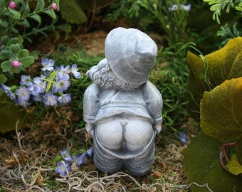 Gnome Mooning -  Funny Rude Garden Gnome