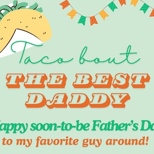Cartolina elettronica per la festa del papà - Taco Bout' / Futuro papà / Festa del papà