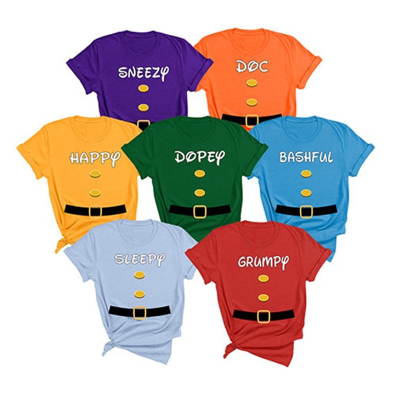 Doc Dwarf Halloween Costume Doc Dwarf Orange Color Gift T-Shirt Doc Dwarf Halloween Costume Doc Dwarf Orange Color Gift T-Shirt
