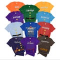 7 Dwarf costume group shirts - Halloween matching t-shirts - Cosplay costumes seven dwarfs - Birthday party, company events, cruise tees