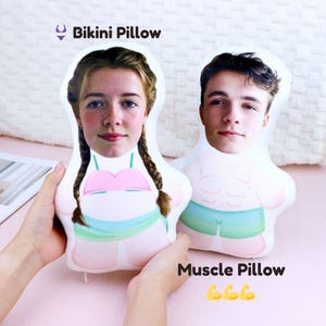 Personalisiertes 3D Foto Gesichtskissen: Personalisiertes Plüsch-Andenken
