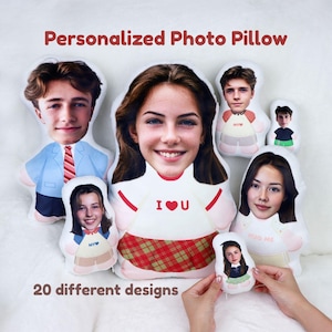 Custom Picture Pillow,Face Pillow,Head Cushion,Cartoon Image Doll,Bikini Pillow,Custom Shaped Pillow, Wedding Gift,Birthday Gift For Couples