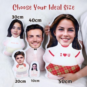 Personalized Photo Pillow: Custom Face Cushion, Unique Keepsake