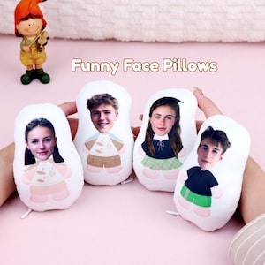 Personalisierte Foto Plüschkissen: Benutzerdefinierte Gesicht Puppe, Einzigartiges Andenken Geschenk