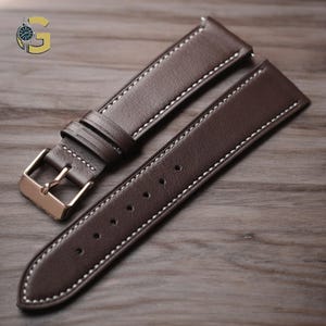 Handmade genuine leather watch strap for men | Dimensions 18 mm-22 mm | Fashionable and durable A perfect gift High quality art