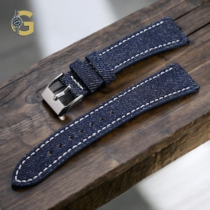 Handmade Leather Watch Strap | Unique Design in Various Colors | Fashionable & Durable Accessory for Stylish Watches