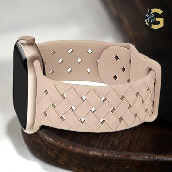Braided silicone apple watch band hotsell