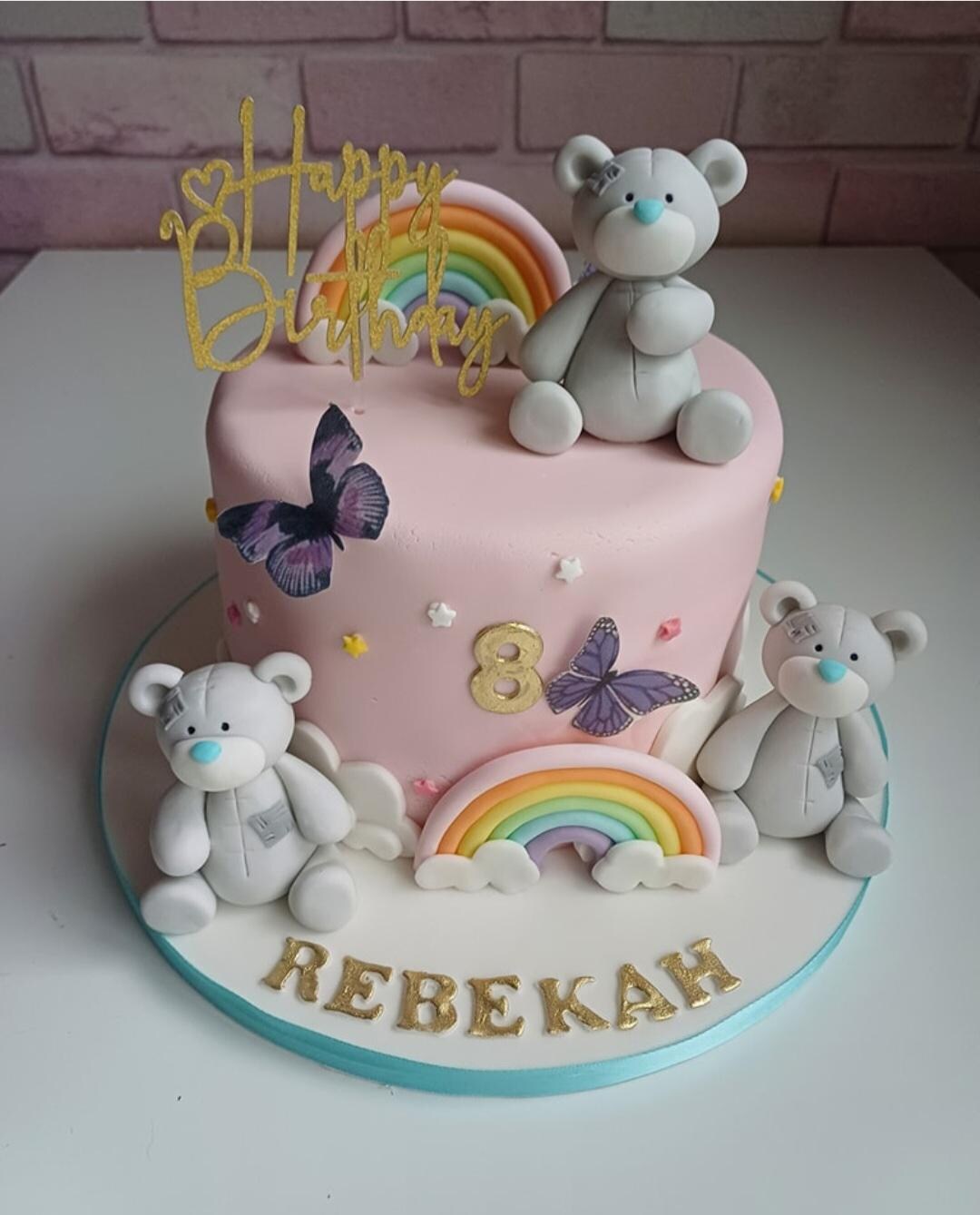 Tatty Teddy Bear Edible Fondant Cake Topper - Etsy UK