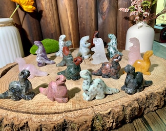 Soapstone Triceratops - Spirit Animal Totem Power Gemstone Crystal