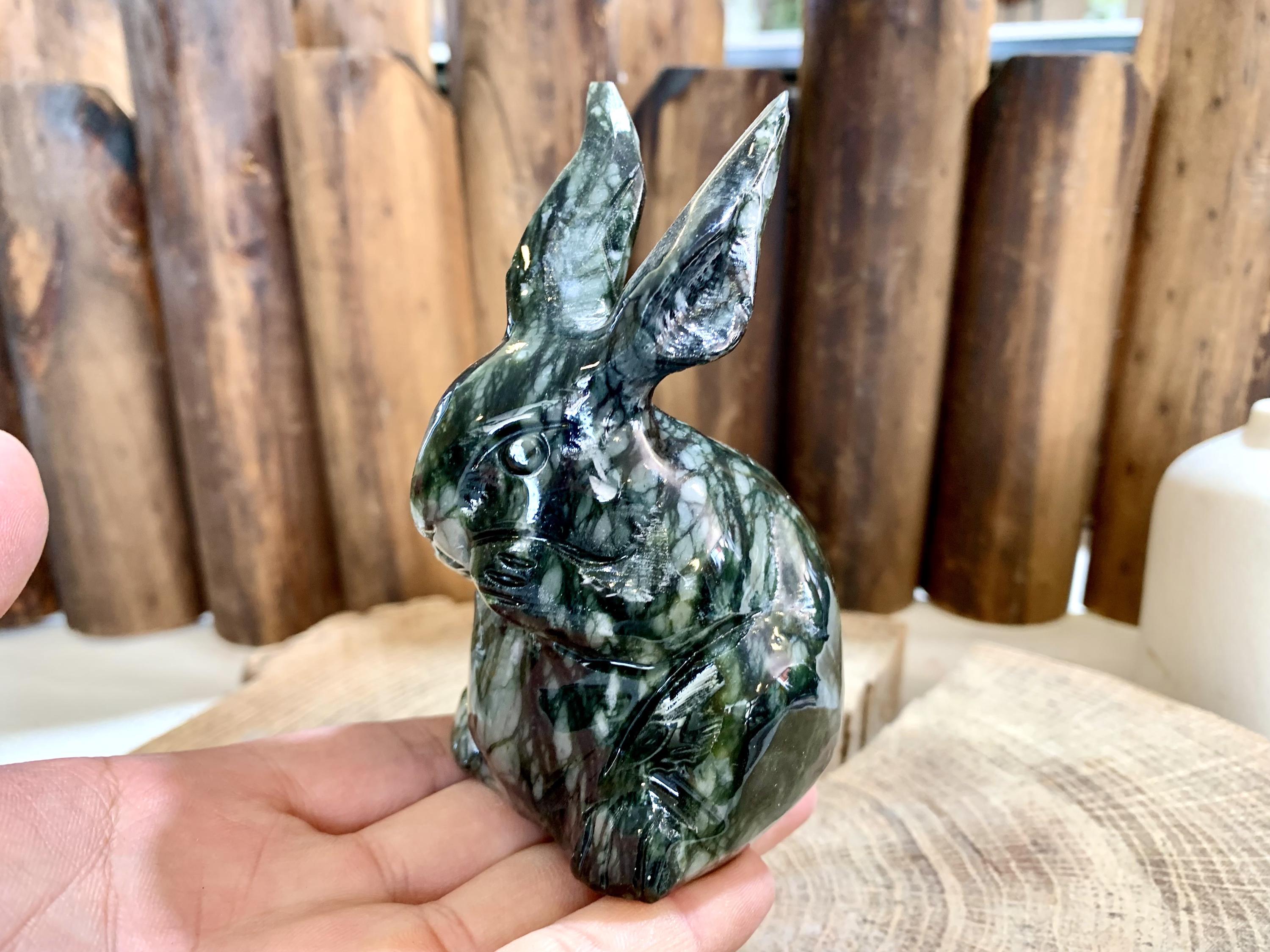 天然石のウサギ - Etsy 日本