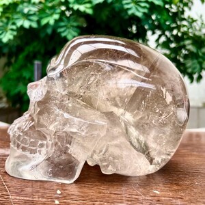 天然石スモーキークォーツのスカル　置物　彫物NO.092906 天然石スモーキークォーツのスカル 置物 彫物NO.092906 - メルカリ