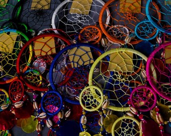 Handmade 12cm Dreamcatcher with Shells | Custom Wall Hanging | Boho Dreamcatcher for Home Decor | Wholesale Supplier