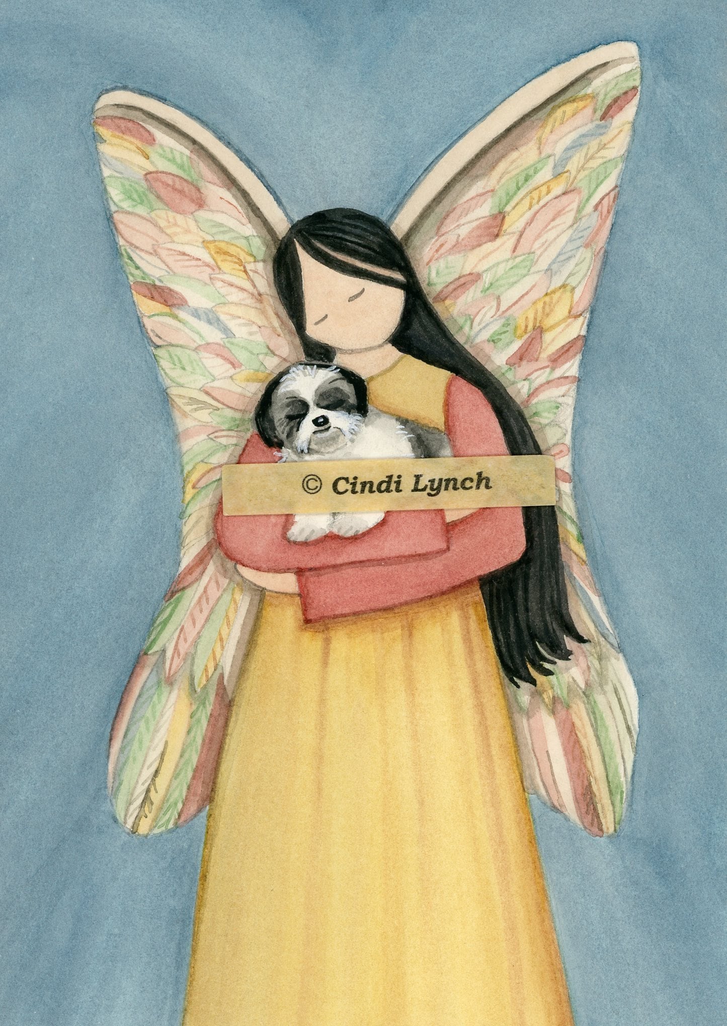 Maltese Dog Angel Figurines