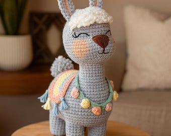 Crochet Llama Amigurumi Pattern: Beginner-Friendly Plush Toy (PDF Pattern)