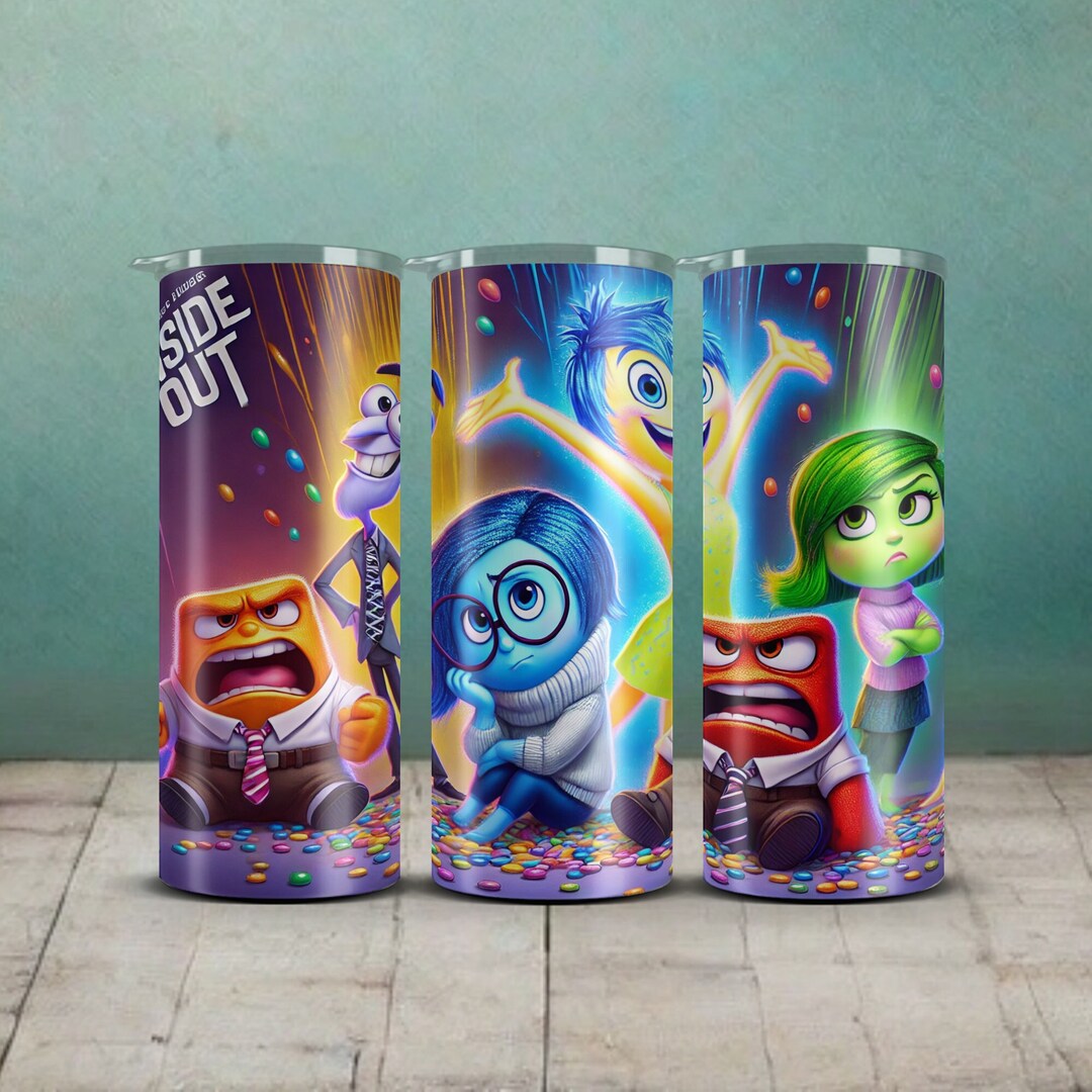 Inside Out Movie Tumbler Designs High Quality 300 DPI Inside Out 2 PNG ...