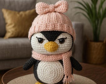 Crochet Penguin Amigurumi Pattern: Winter Plush Toy (PDF Download)
