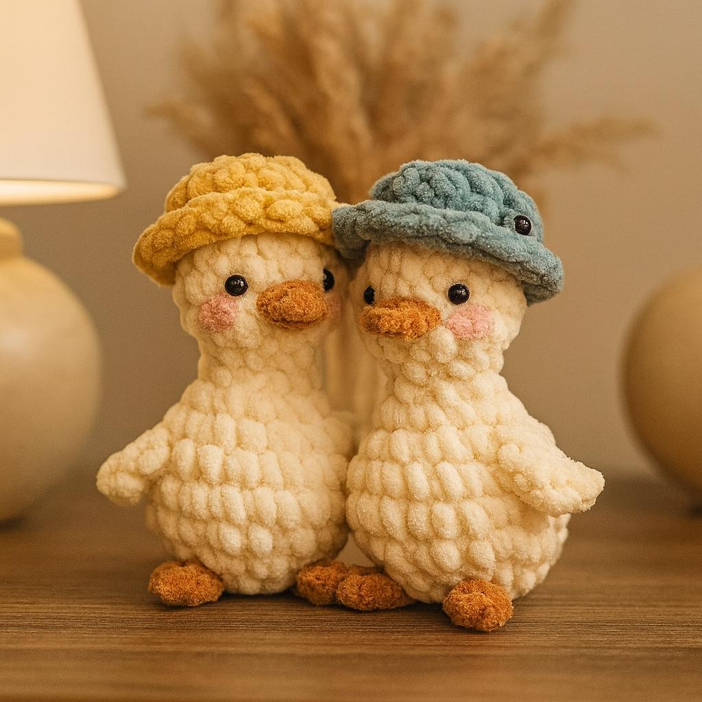 アヒルの編みぐるみ編み図 – 帽子付きぬいぐるみ（PDF） - Etsy 日本