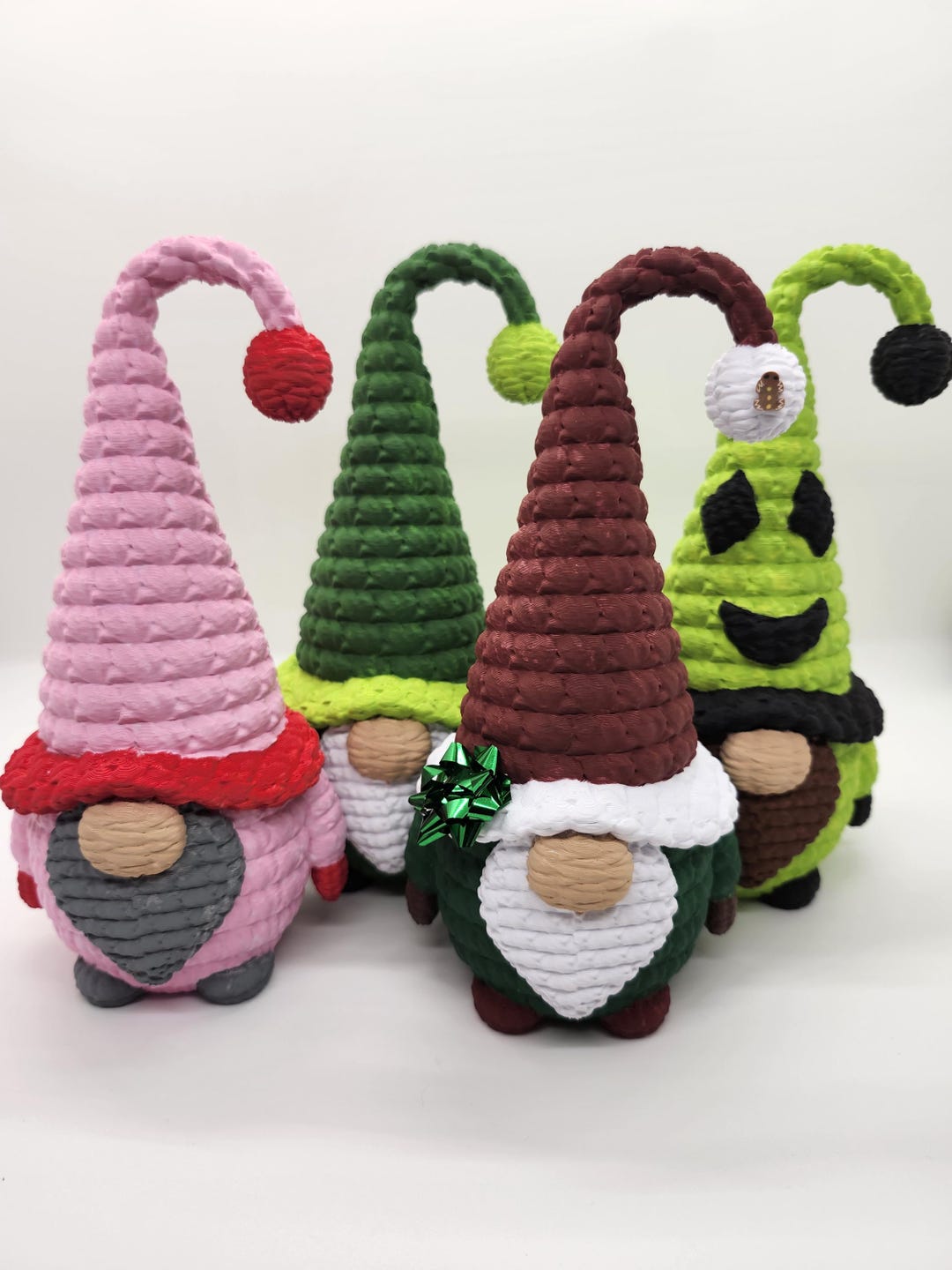 Hand Painted Gnome Custom Colors Available indoor Decor - Etsy