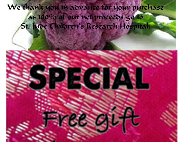 Order Cauliflower Purple Heirloom Seeds now, & get a free gift