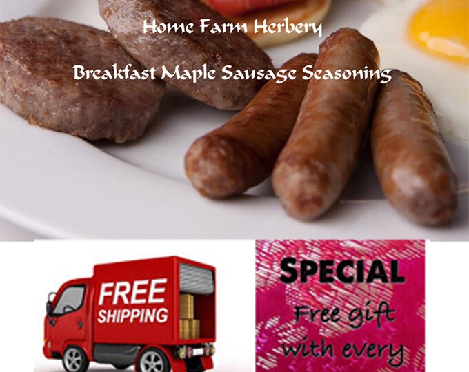 Order Breakfast Maple Sausage Seasoning now, special sale, reduced price, a free gift, FREE shipping!