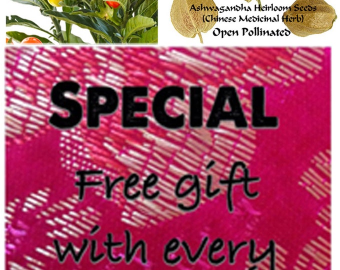 Order Ashwagandha Heirloom Seeds now & get a free gift