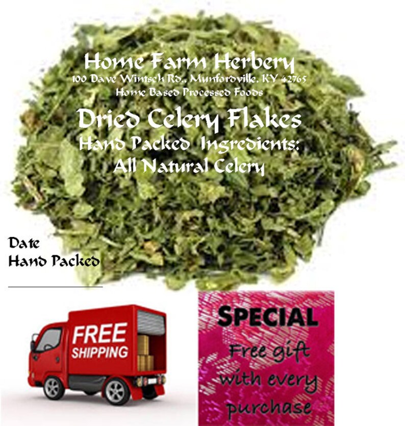 Celery Flakes organic Order Now the Best You Can Buy Etsy